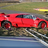 Driver lost control of Lamborghini Diablo in Germany and crashed