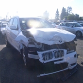 2012 BMW X3 head on accident in California