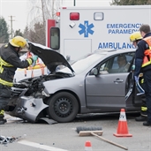 Camry and Corolla in accident