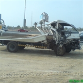 Mitsubishi pickup truck we found on the side of the road