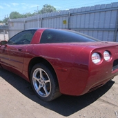 Chevy Corvette in bad shape