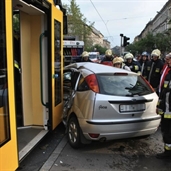 Train hits a ford in Hungary