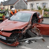 Citroen car accident in France