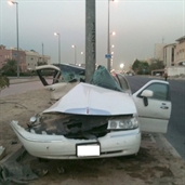 Terrible car accident in Audailiya Kuwait