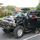 Hummer accident in Europe