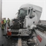 18 Wheeler accident due to the fog in france