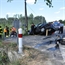 Motorcycle crashed into VW in France