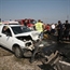 Multi car crash in east europe