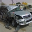 Toyota Prado accident in kuwait