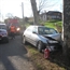 Peugeot driver lost control and hit a tree