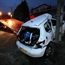 Drunk driver hits the power pole in france